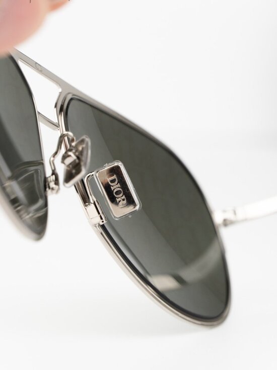 Dior Women Sunglasses Silver Blue Grey Mirror Pilot DIORESSENTIAL A2U F0A8 NEW main image 11